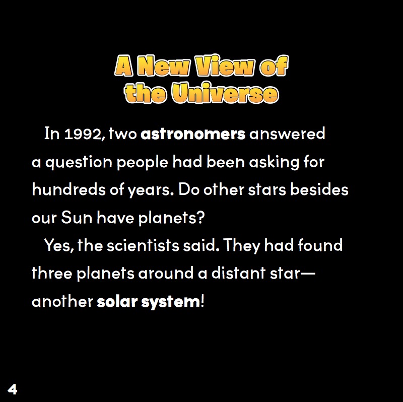 Solar Systems — page 1
