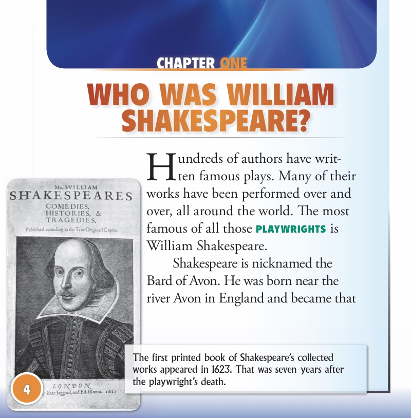 William Shakespeare: Playwright and Poet — page 1