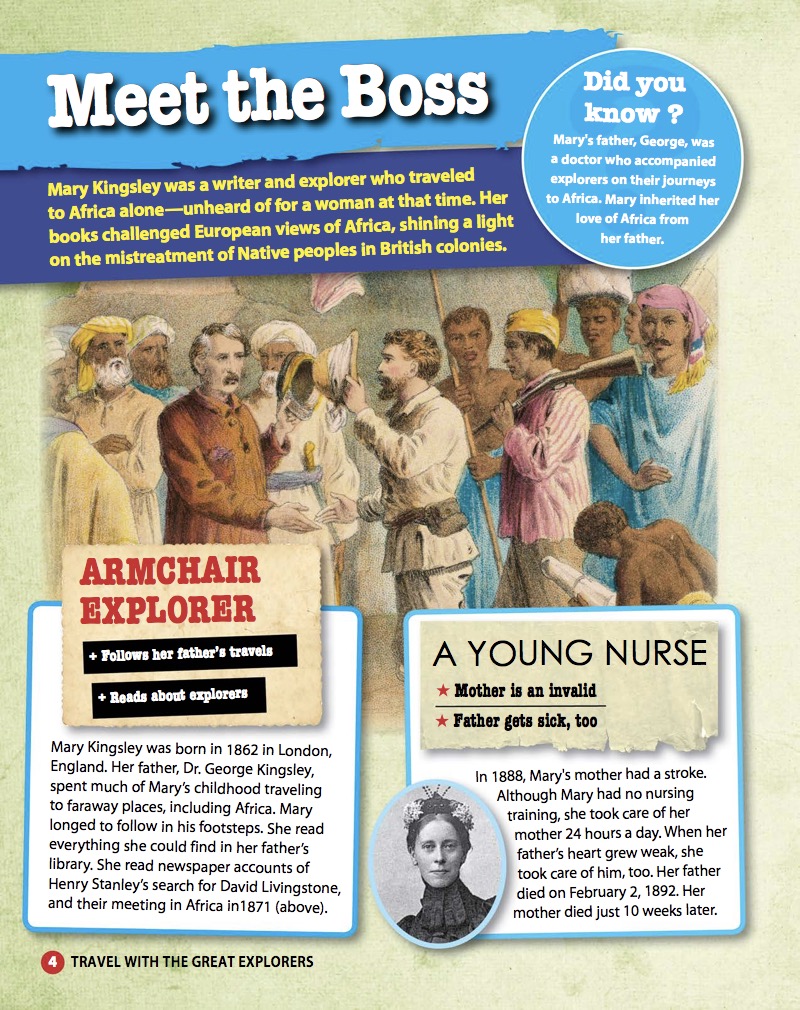 Explore with Mary Kingsley — page 1