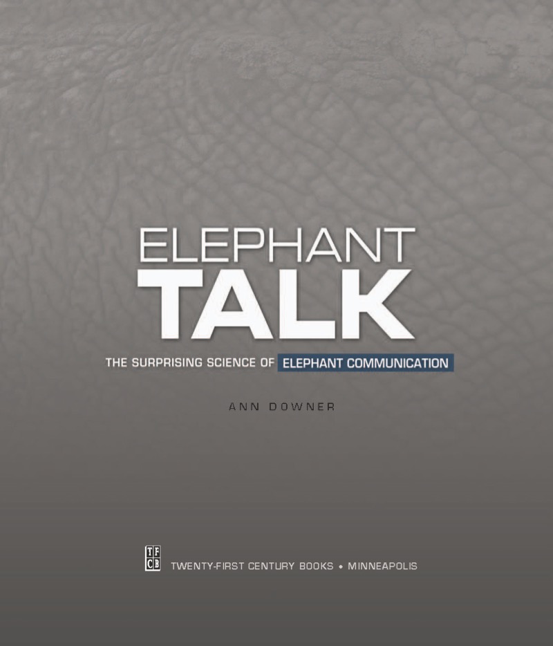 Elephant Talk: The Surprising Science of Elephant Communication book cover