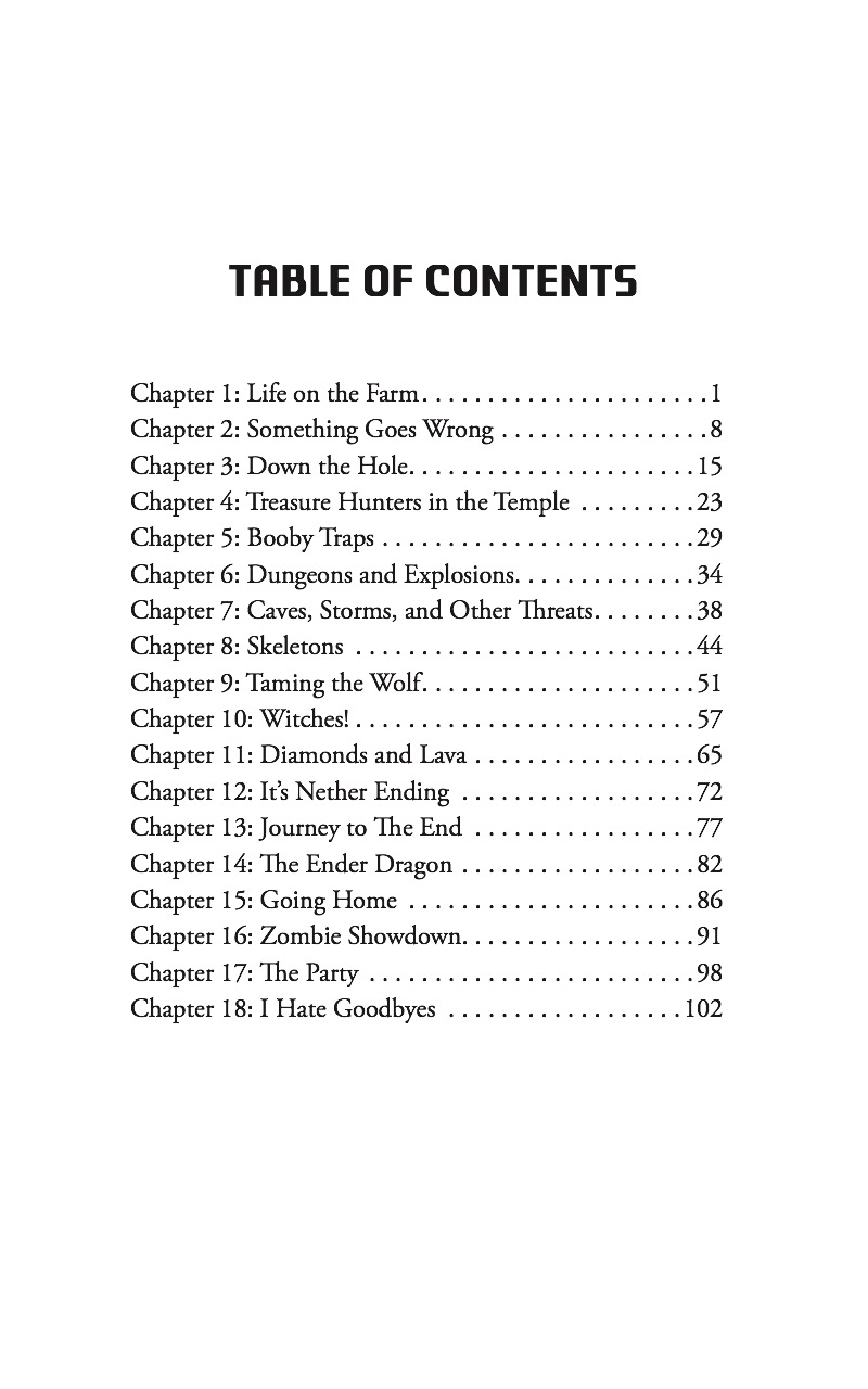 The Quest for the Diamond Sword: An Unofficial Gamer's Adventure, Book One — page 1