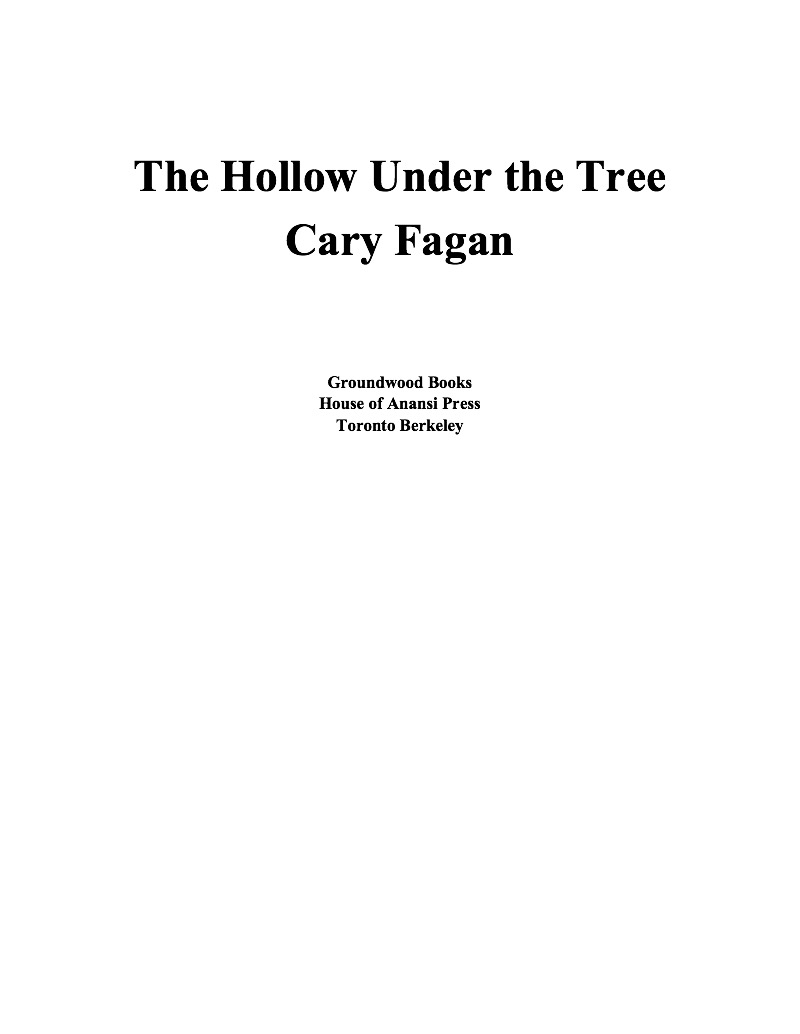 The Hollow Under the Tree book cover