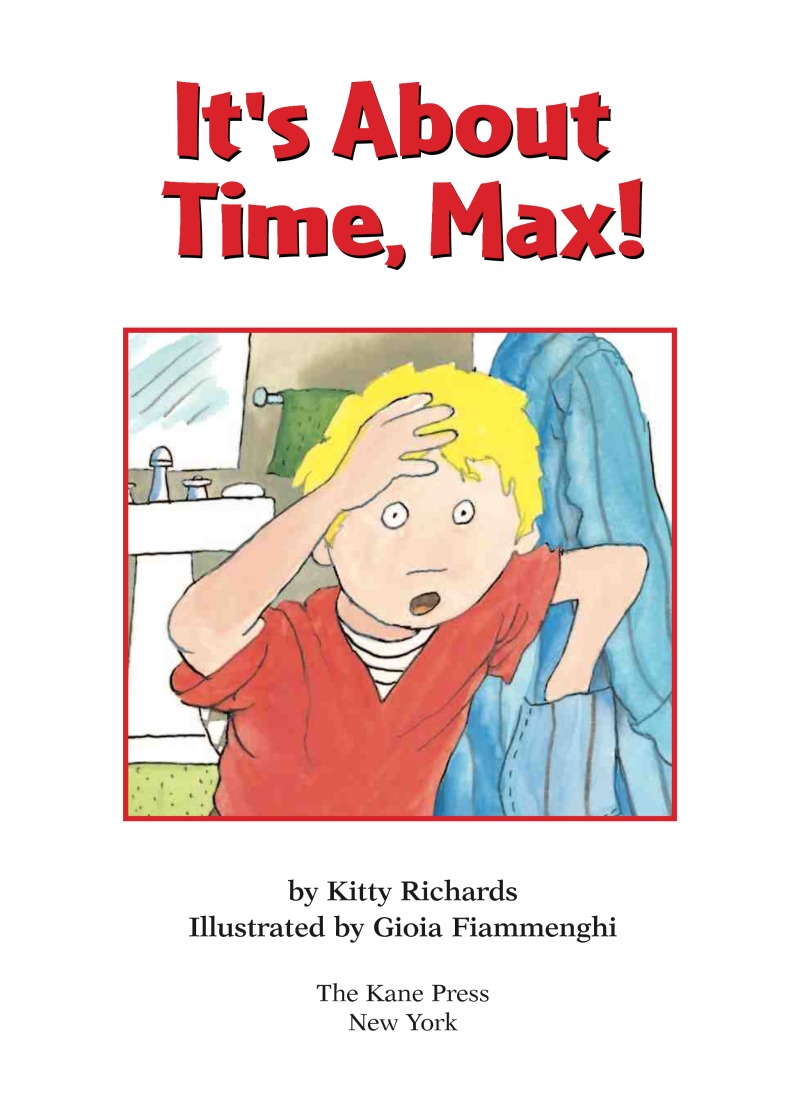 It's About Time, Max! book cover