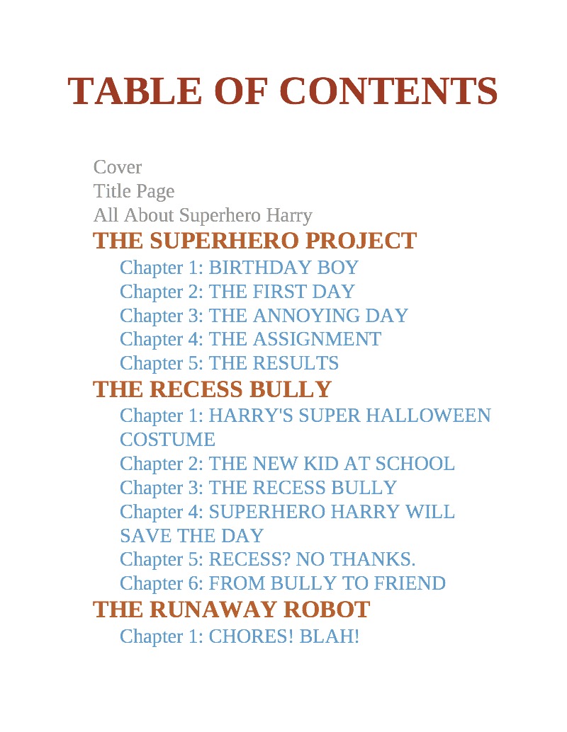 Superhero Harry — page 1