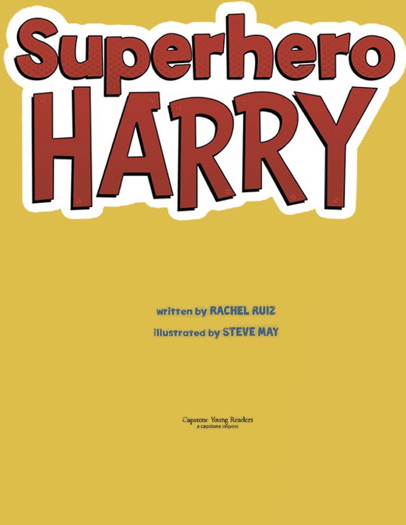 Superhero Harry book cover
