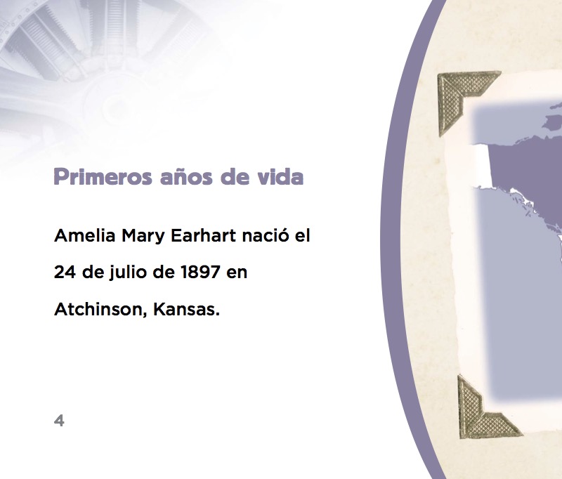 Amelia Earhart: Pionera en aviación — page 1