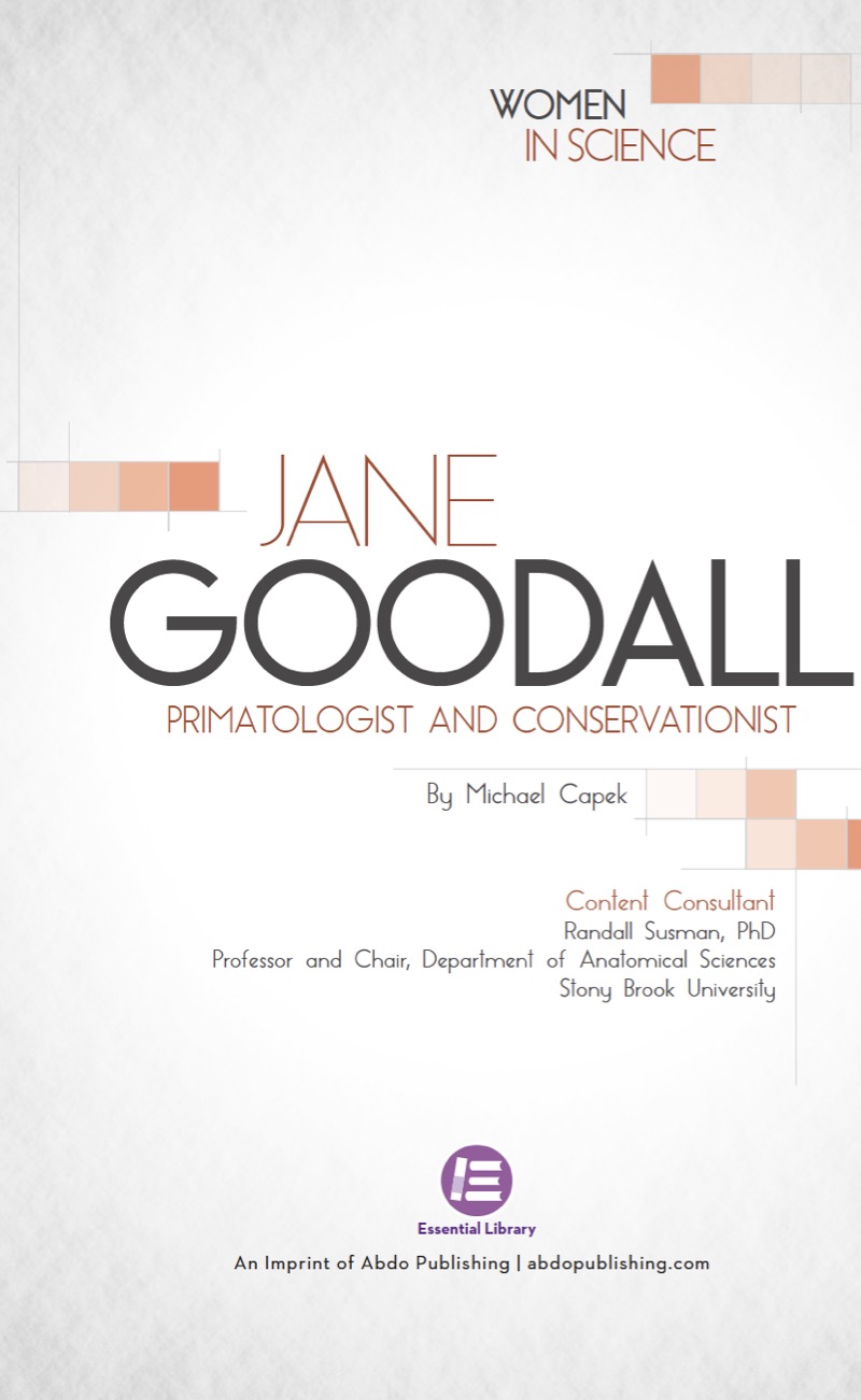 Jane Goodall: Primatologist and Conservationist book cover