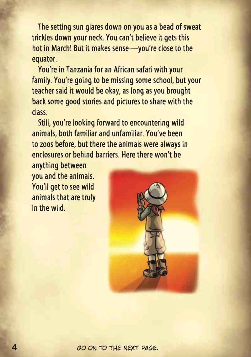Safari Survivor (Twisted Journeys) — page 1