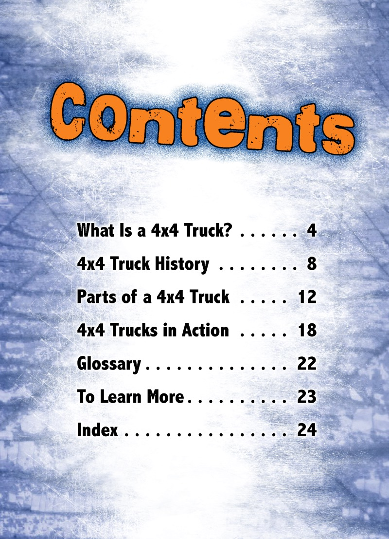 4x4 Trucks book cover