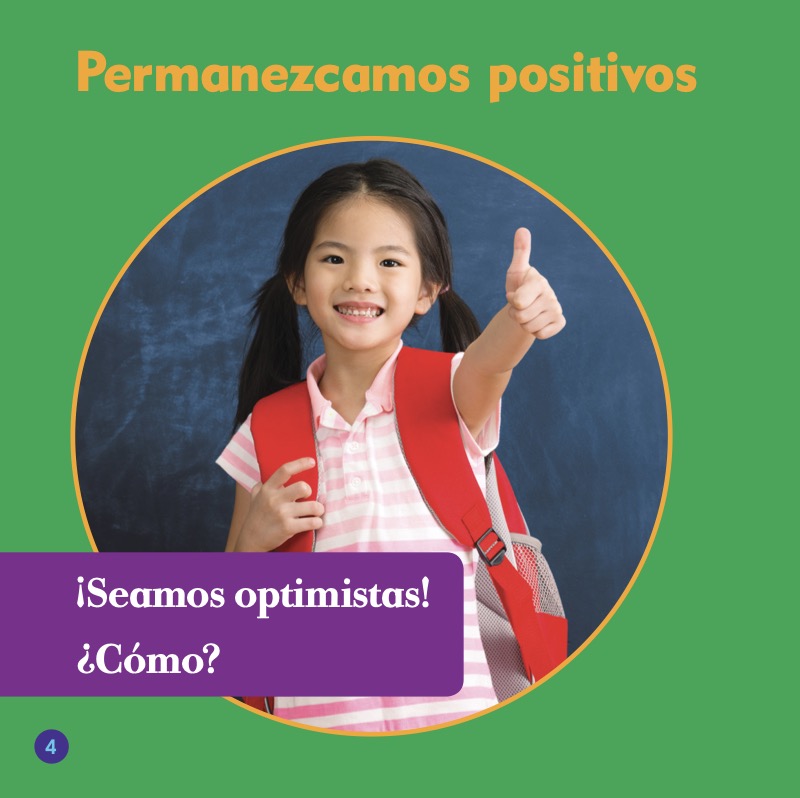 Construyendo el carácter: Ser optimistas — page 1