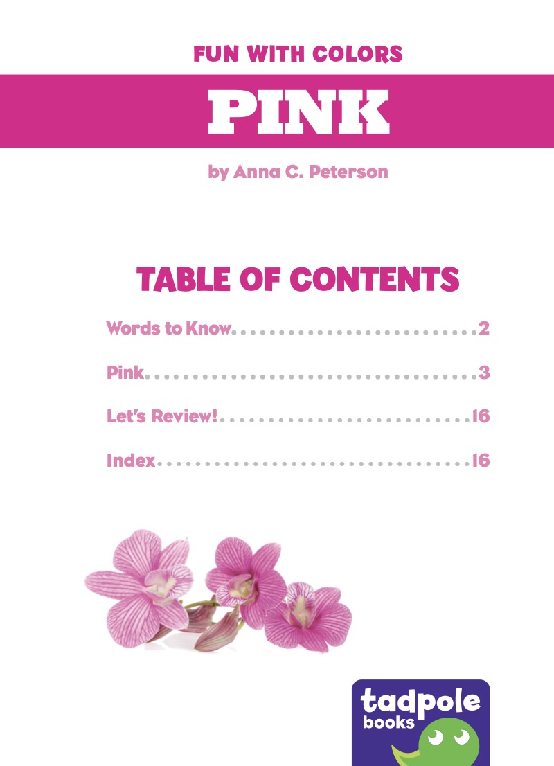 Fun with Colors: Pink book cover
