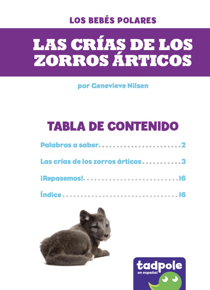 Las crías de los zorros árticos book cover