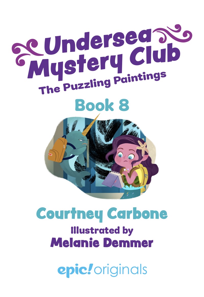 Undersea Mystery Club Book 8: The Puzzling Paintings book cover