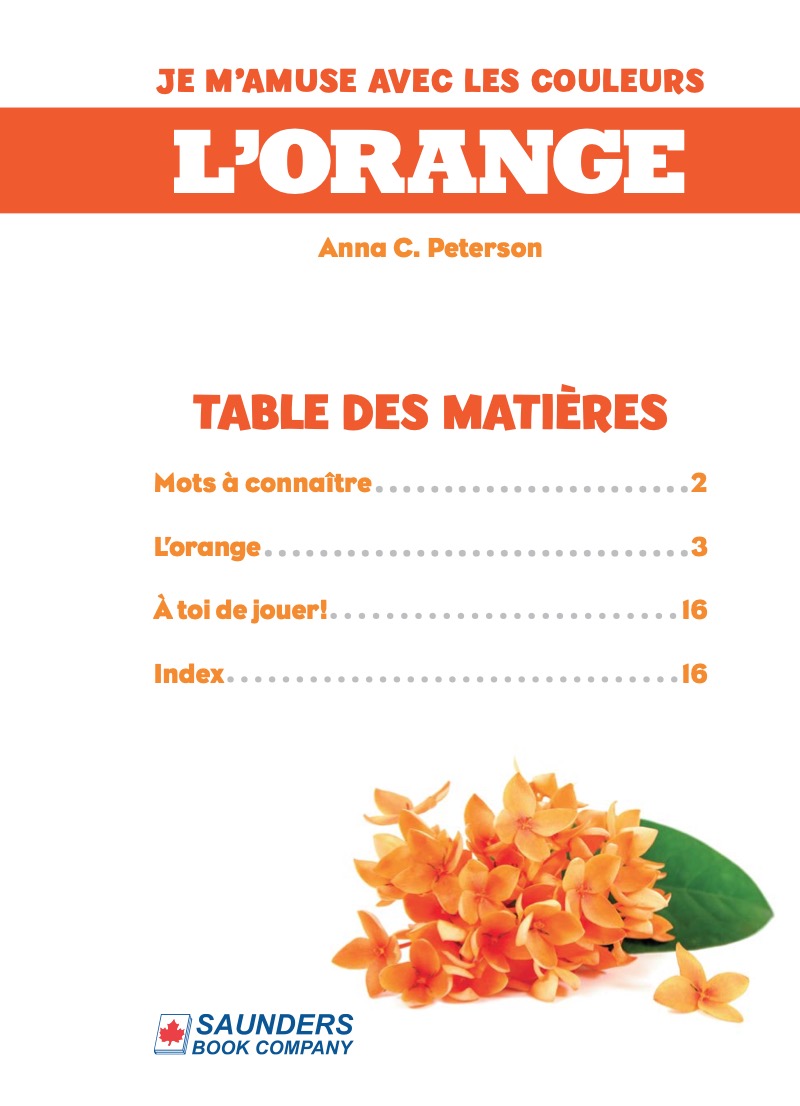 L’orange (Orange) book cover