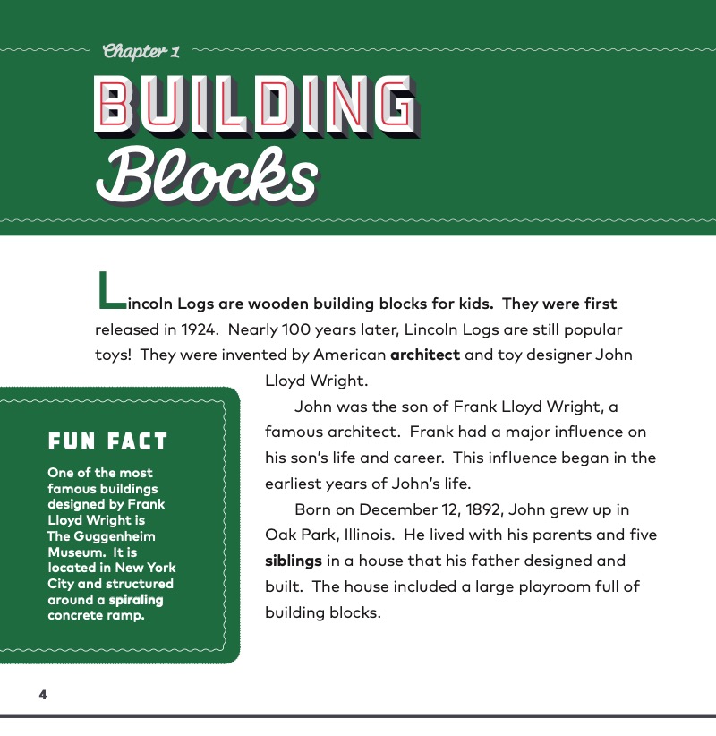 Lincoln Logs Creator: John Lloyd Wright — page 1