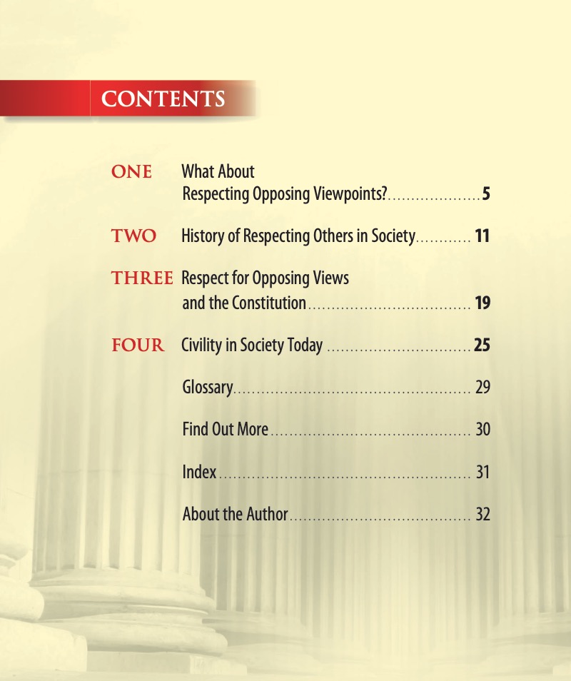 Respecting Opposing Viewpoints — page 1