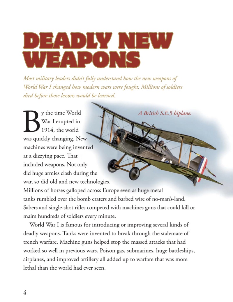 Weapons of World War I — page 1