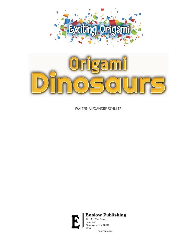 Origami Dinosaurs book cover