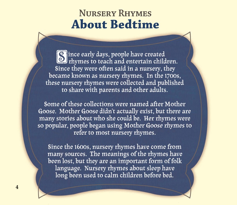 Bedtime with Mother Goose — page 1
