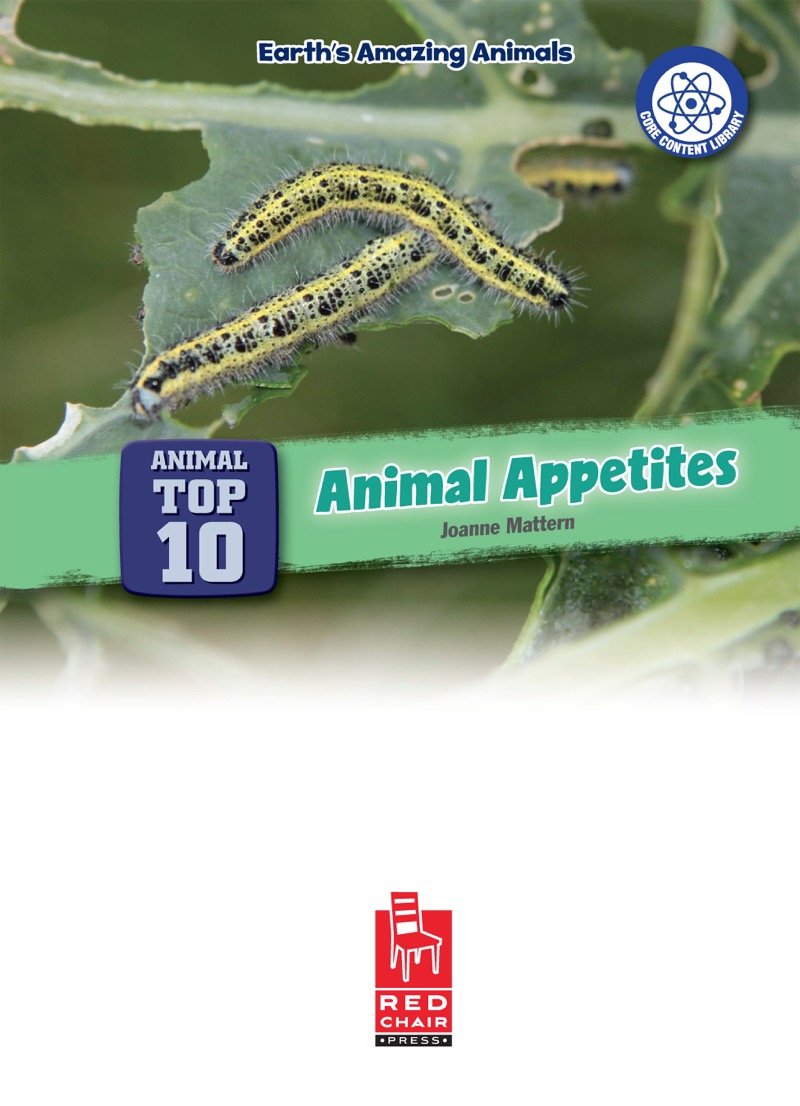 Top Ten Animal Appetites book cover