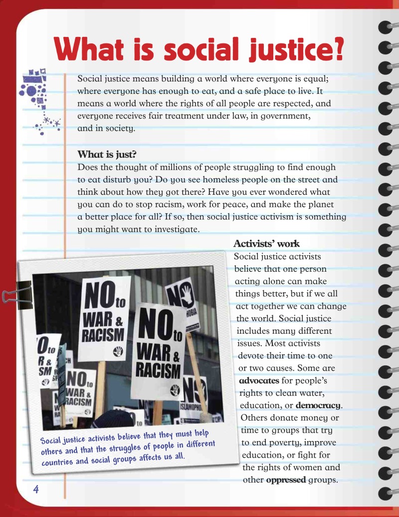 Social Justice Activist — page 1