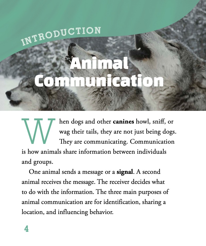 The Language of Dogs and Other Canines — page 1