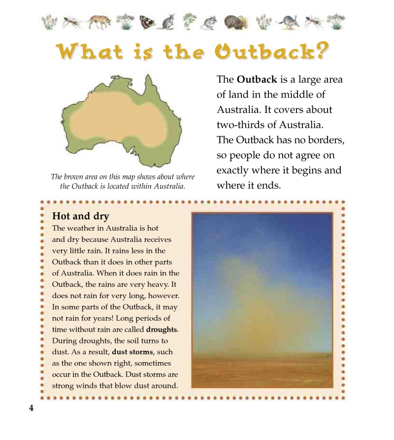 Australian Outback: Food Chains — page 1