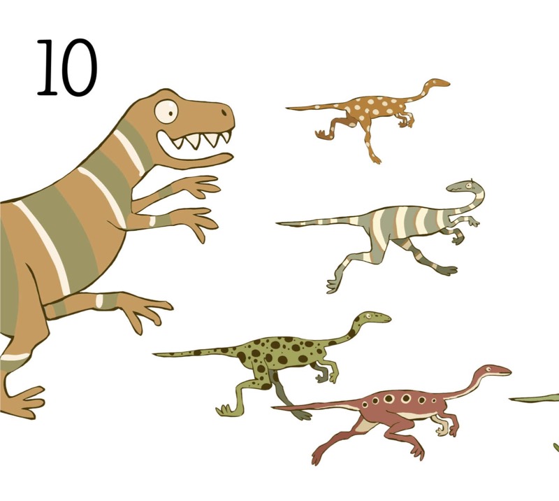 Dinosaur Countdown — page 1