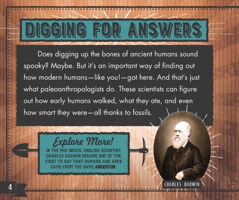 Digging Up Human Fossils — page 1