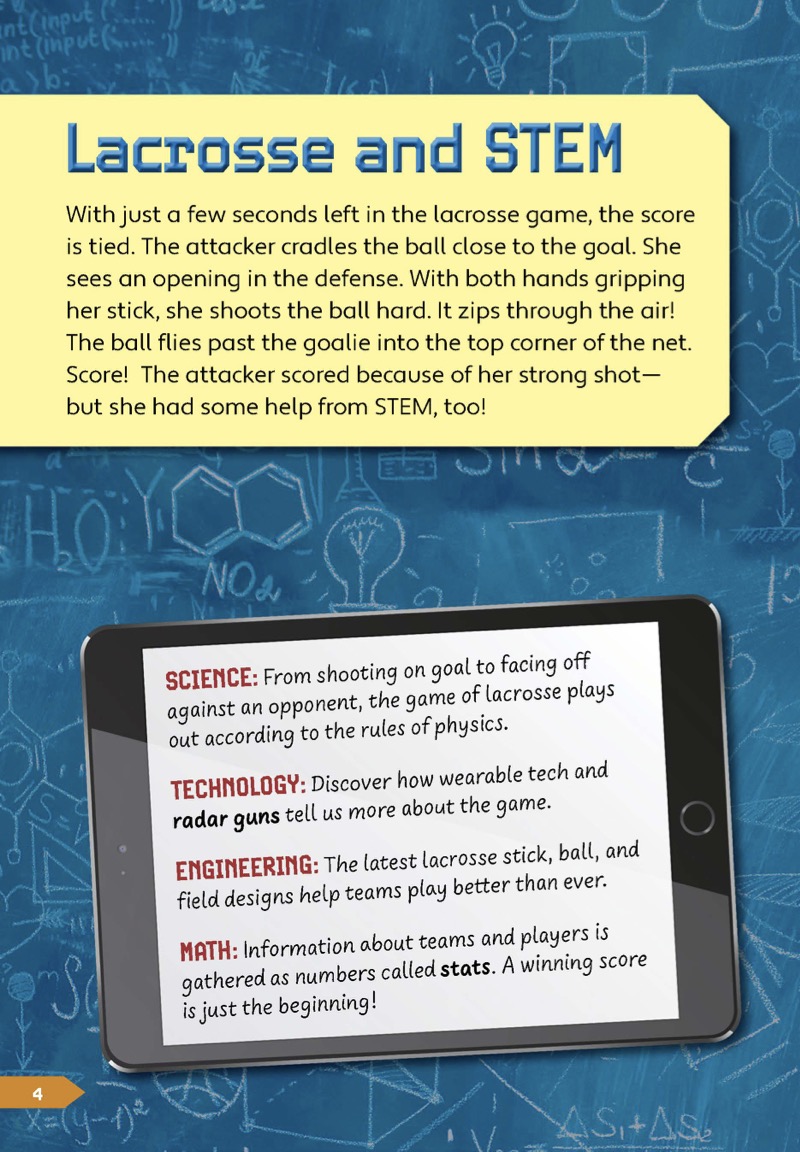 Lacrosse: Score with STEM! — page 1