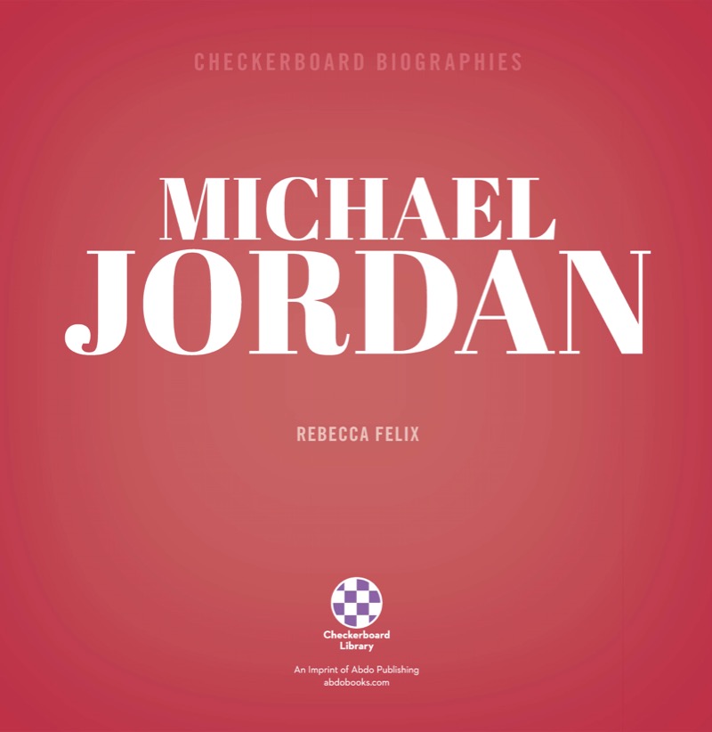 Checkerboard Biographies: Michael Jordan book cover