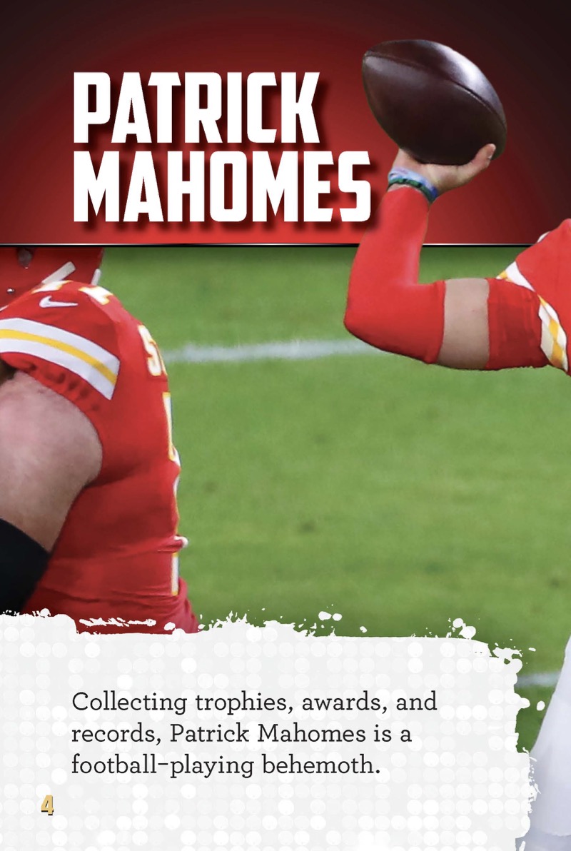 Sports Biographies: Patrick Mahomes — page 1