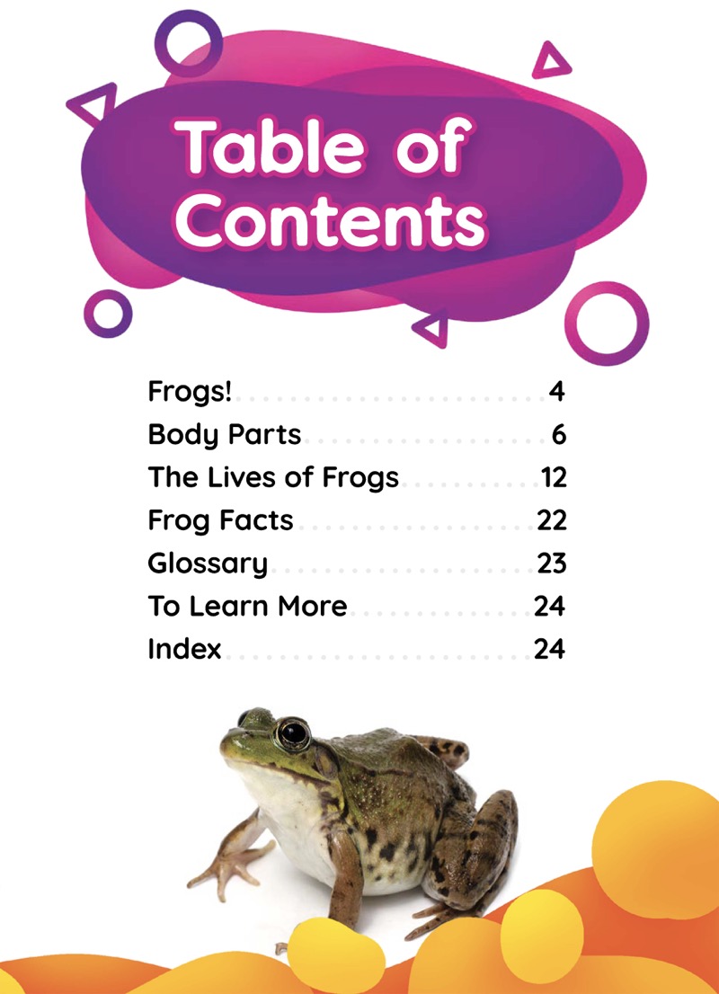 Animals in My Yard: Frogs book cover