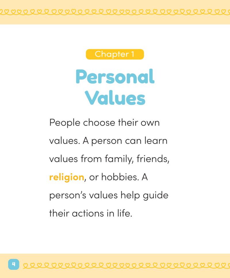Understanding You: Understanding Values — page 1