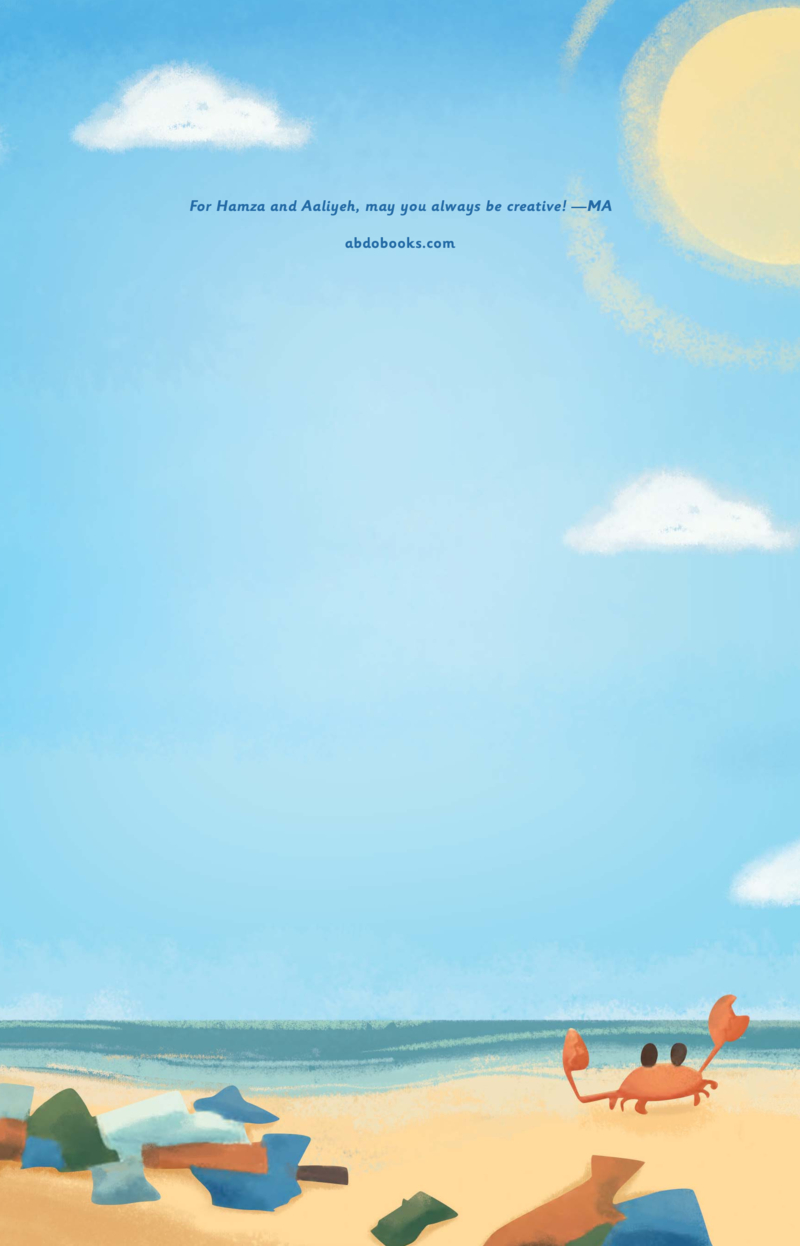 Nadia and Nadir: Beach-Trash Art — page 1
