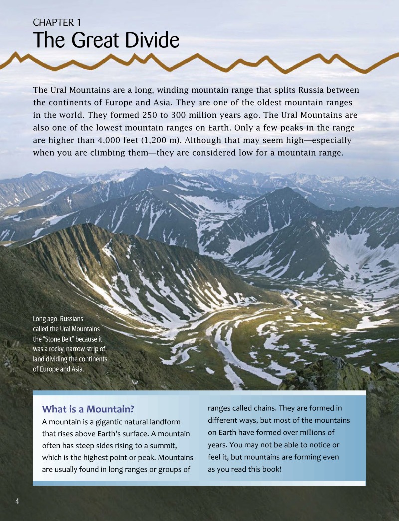The Urals (Mountains Around the World) — page 1