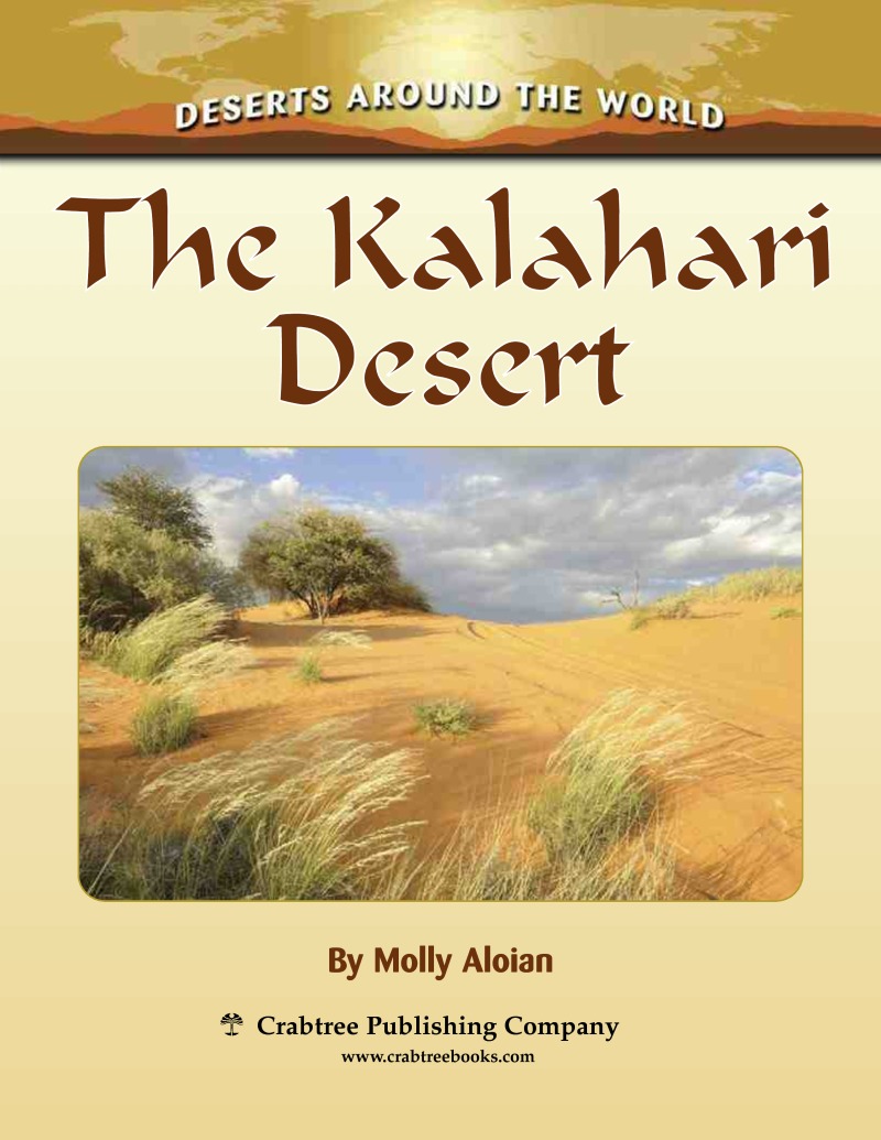 The Kalahari Desert book cover