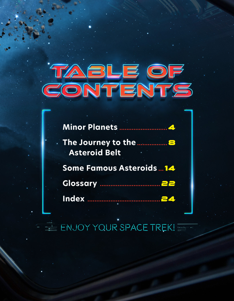 Space Treks: Destination Asteroid Belt book cover