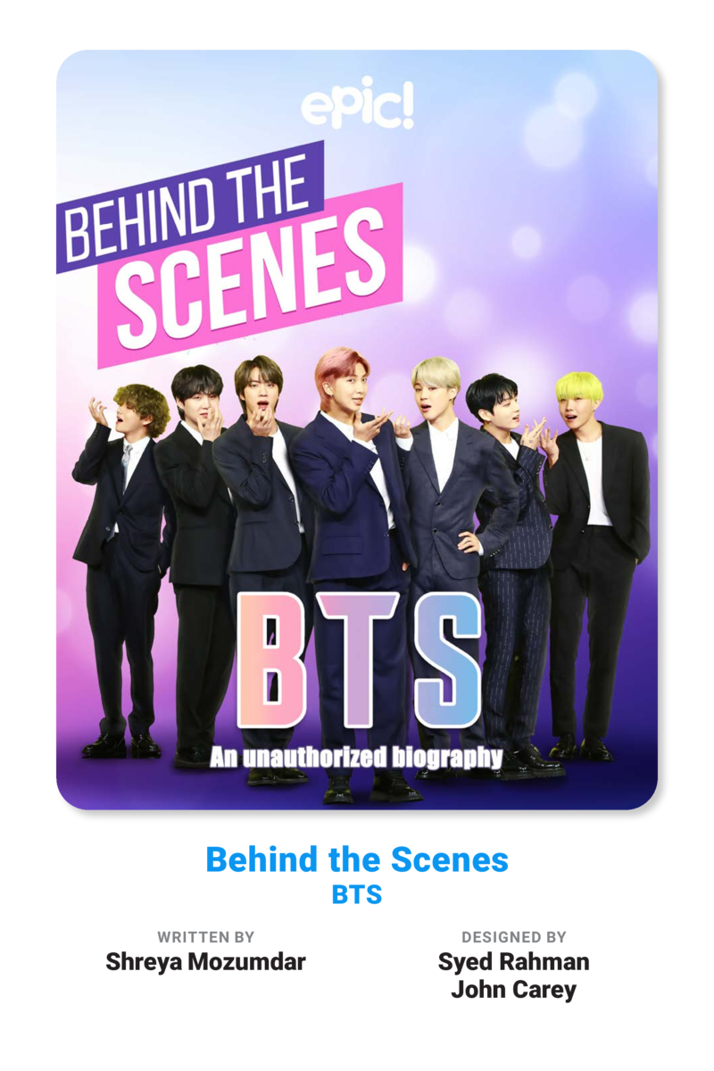 Behind the Scenes: BTS book cover
