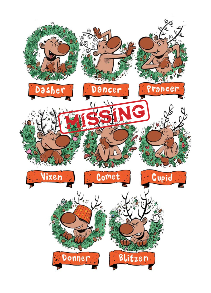8 Tiny Reindeer: An Advent Calendar Adventure — page 1