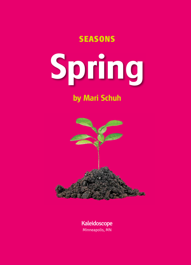 Spring book cover