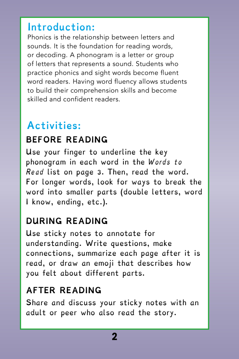 Phonics Focus: The Pie — page 1