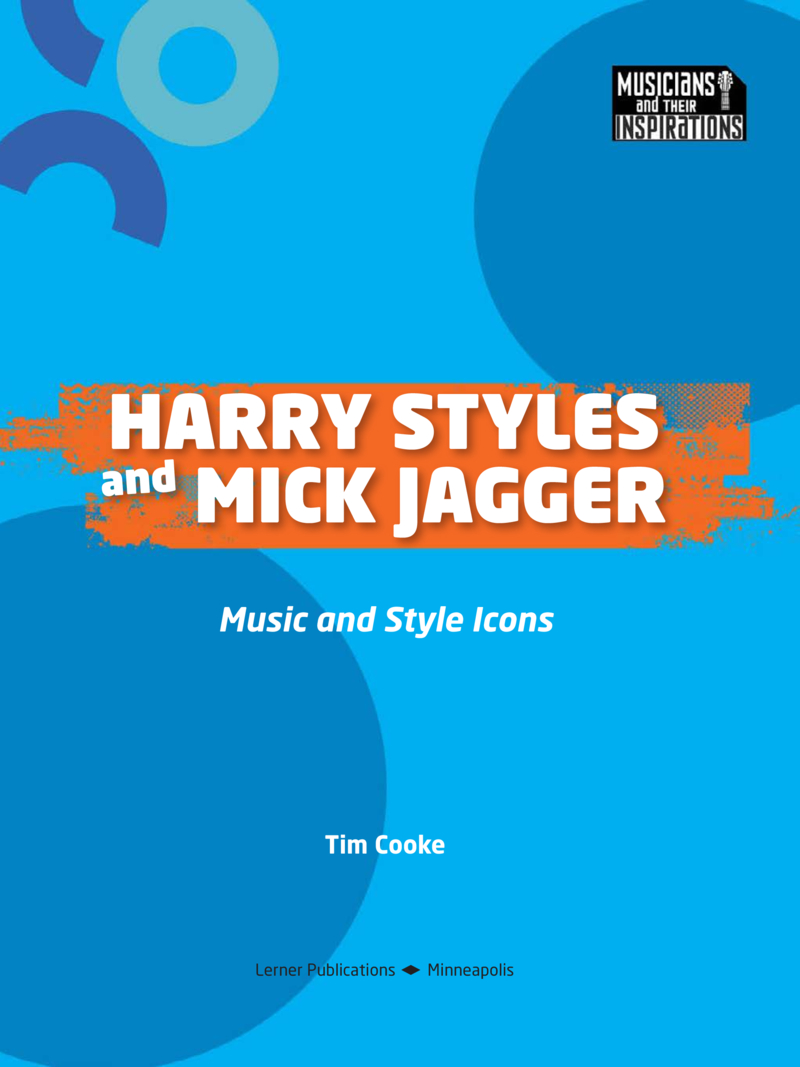 Harry Styles and Mick Jagger: Music and Style Icons book cover