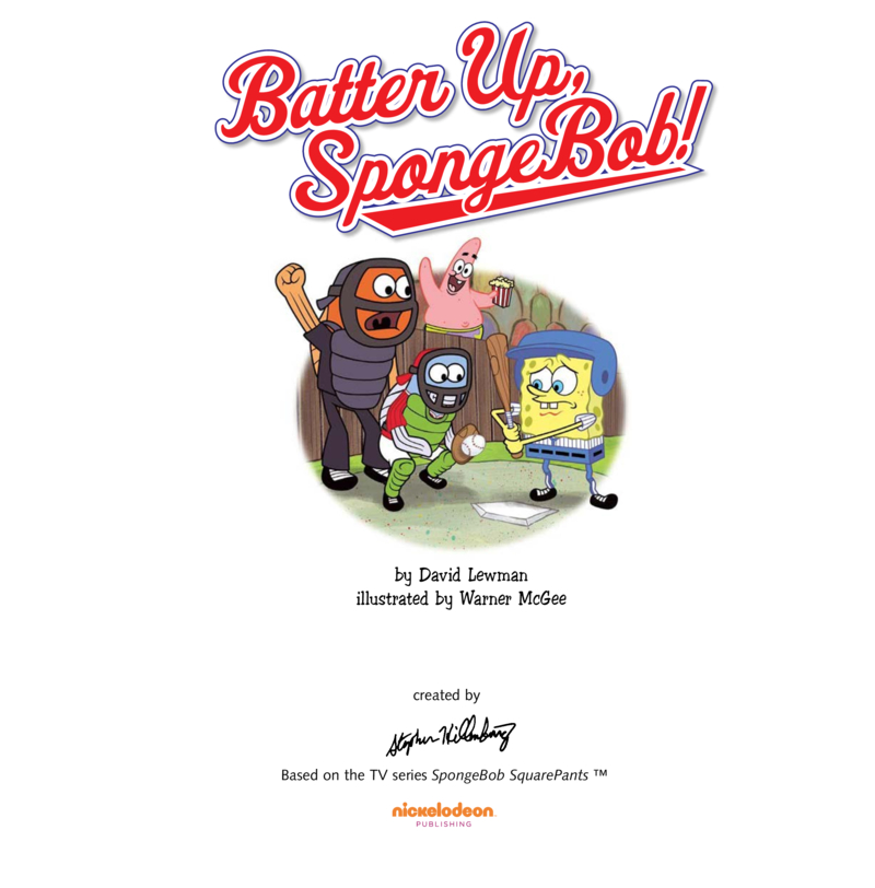 Spongebob Squarepants: Batter Up, Spongebob! book cover