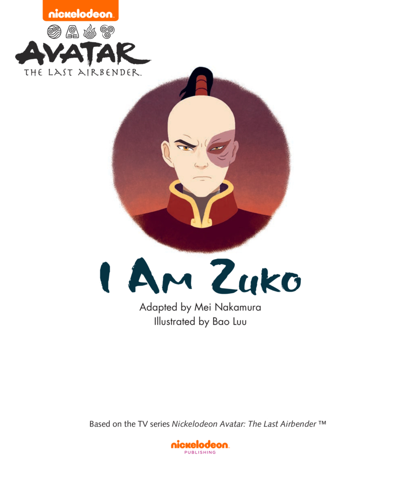 Avatar: The Last Airbender: I Am Zuko! book cover