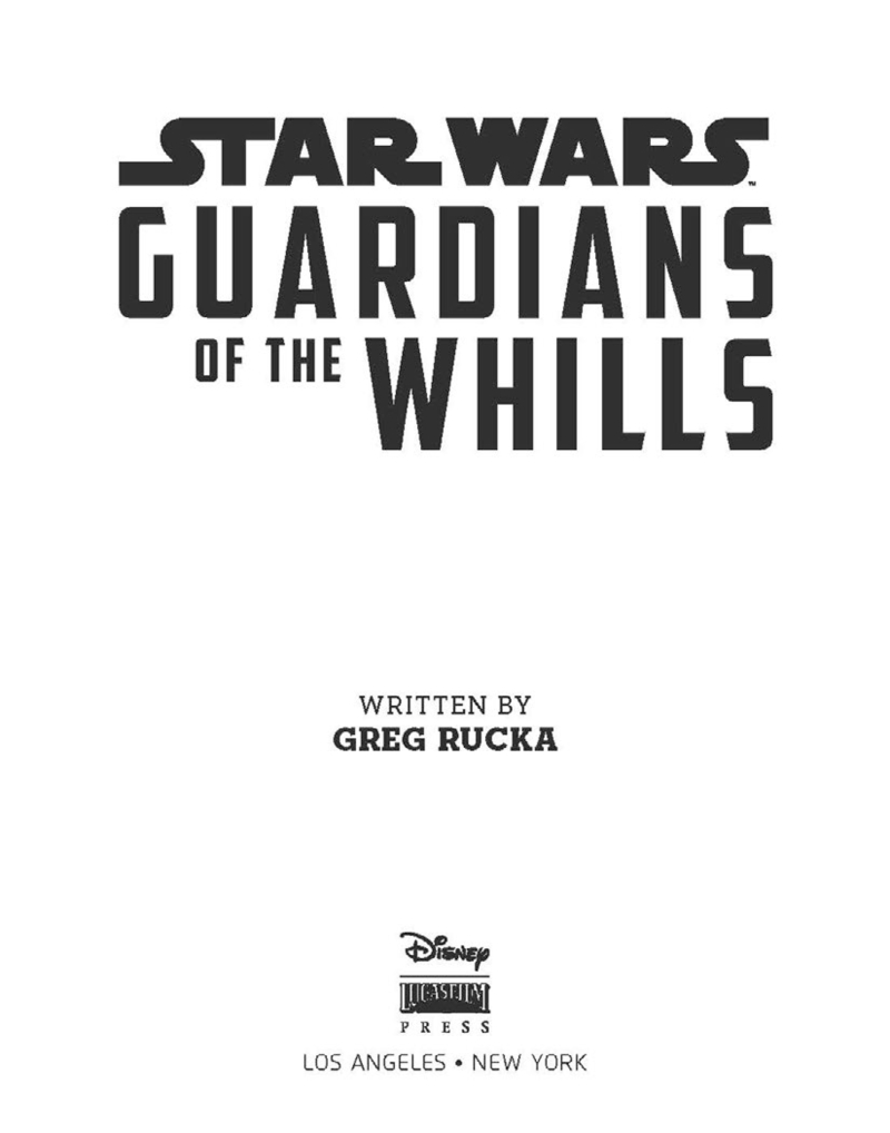 Star Wars: Guardians of the Whills book cover