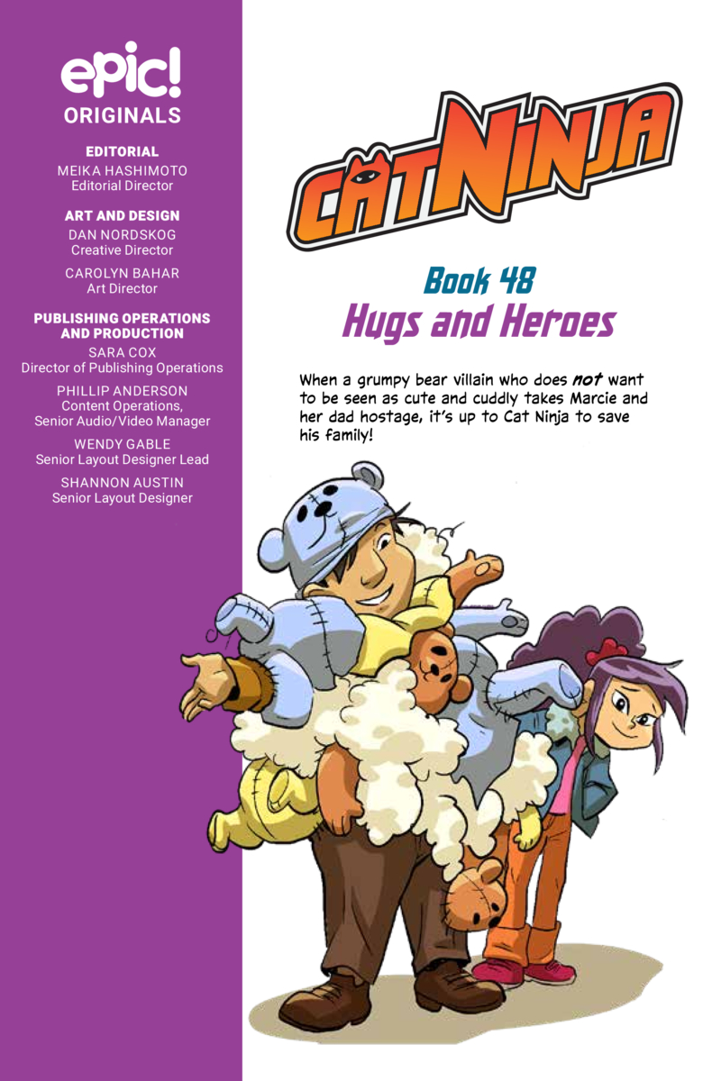 Cat Ninja Book 48: Hugs and Heroes — page 1