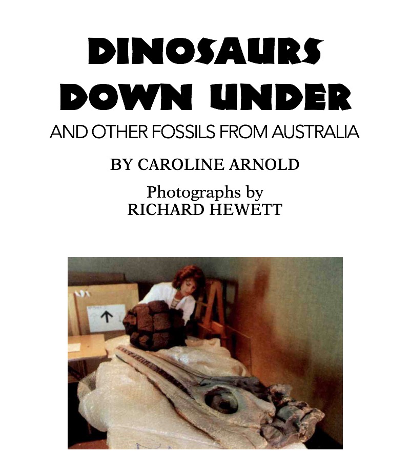 Dinosaurs Down Under and Other Fossils From Australia book cover