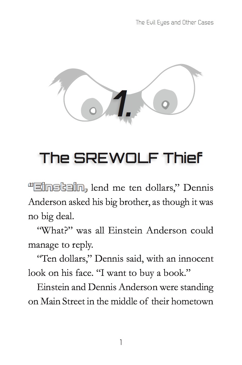 The Evil Eyes and Other Cases — page 1