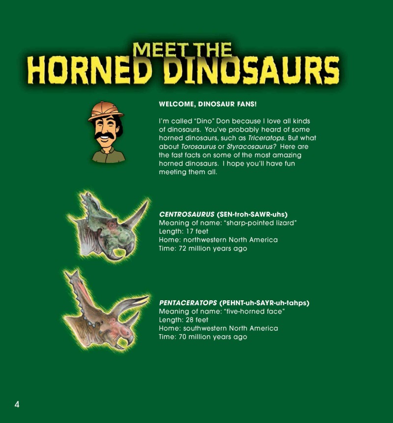 Horned Dinosaurs — page 1